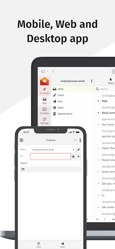 Swisscows Email - Secure mail ekran görüntüsü