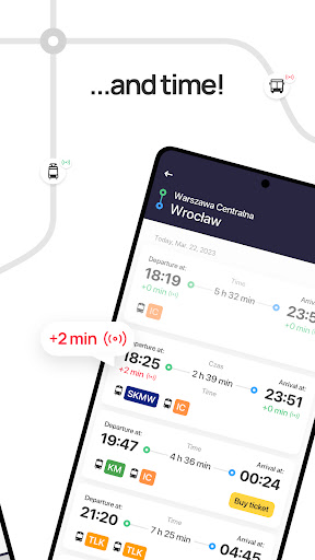 Jakdojade: public transport ekran görüntüsü