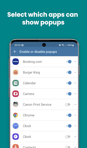 Disable Notification Popups ekran görüntüsü