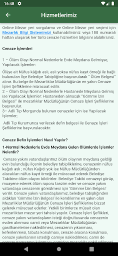 Bursa Mezarlık Bilgi Sistemi ekran görüntüsü