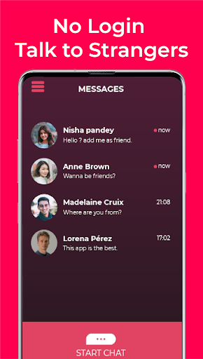 Random Chat app with Strangers ekran görüntüsü