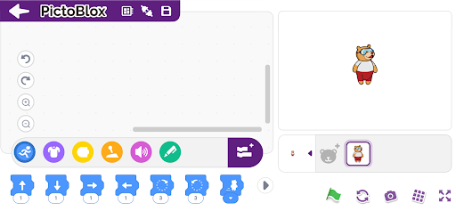 PictoBlox Junior Blocks ekran görüntüsü