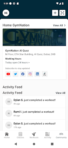 GymNation ekran görüntüsü