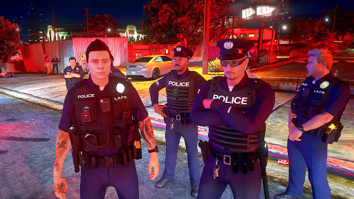 US Police Cop Car Driving 2025 ekran görüntüsü