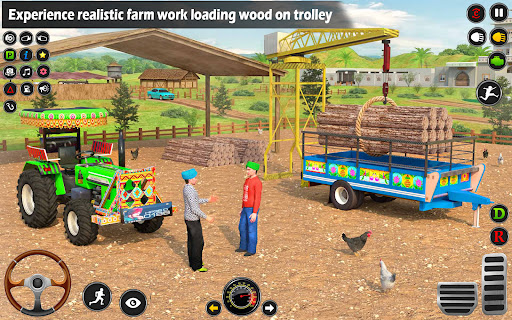 Farm Tractor Farming Games 3D ekran görüntüsü