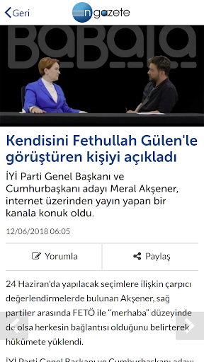 N Gazete ekran görüntüsü