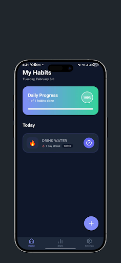 Streakly - Habit Tracker ekran görüntüsü