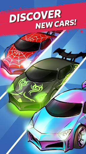 Merge Neon Car: Idle Car Merge ekran görüntüsü