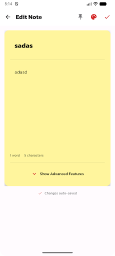 Sticky Notes Widget ekran görüntüsü