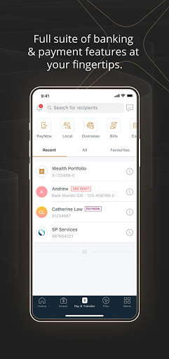 DBS digibank - wealth ekran görüntüsü