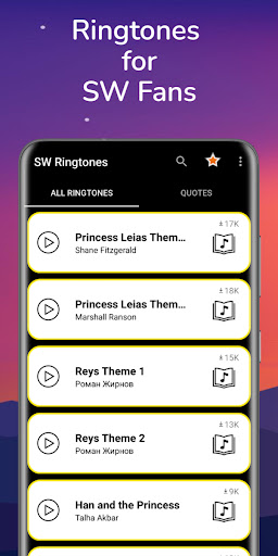 SW Ringtones ekran görüntüsü