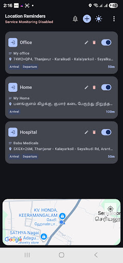 Location Remainder: GPS Alerts ekran görüntüsü