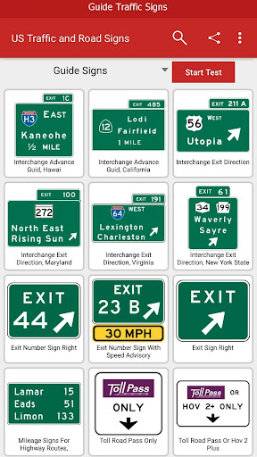 US Traffic and Road Signs ekran görüntüsü