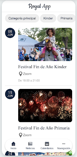 Colegio Royal App ekran görüntüsü