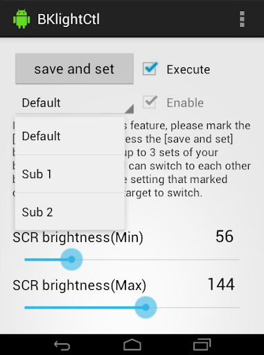 BKlightCtl(Brightness control) ekran görüntüsü