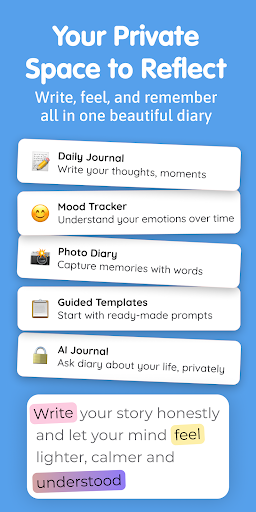 AI Journal & Clarity : DiaryIt ekran görüntüsü