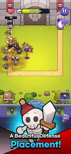 Skull Defense: Skeleton Battle ekran görüntüsü