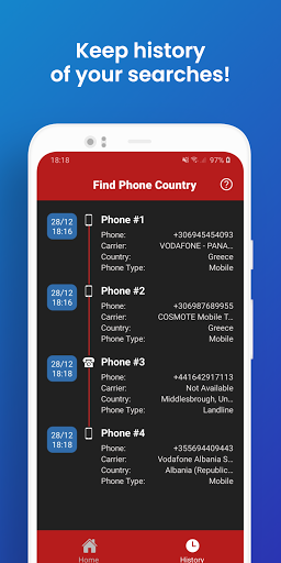 Find Phone Country ekran görüntüsü