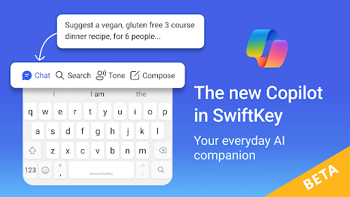 Microsoft SwiftKey Beta ekran görüntüsü