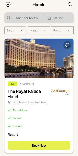 Jayraj : Travel, Hotel booking ekran görüntüsü