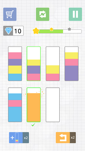 Liquid Puzzle: sort the colors ekran görüntüsü
