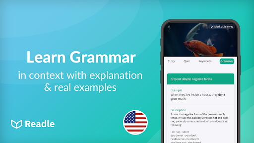 İngilizce öğreniyorum: Readle ekran görüntüsü