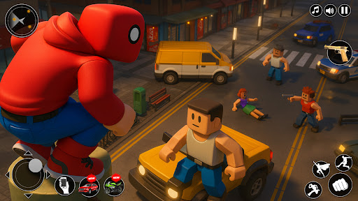 Superhero Rope Hero Spider 3d ekran görüntüsü
