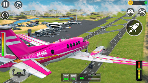 Airplane Simulator Flight 3D ekran görüntüsü