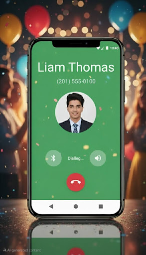 Kişiler, Arama ve Telefon ekran görüntüsü