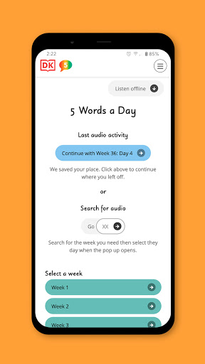 DK 5 Words ekran görüntüsü