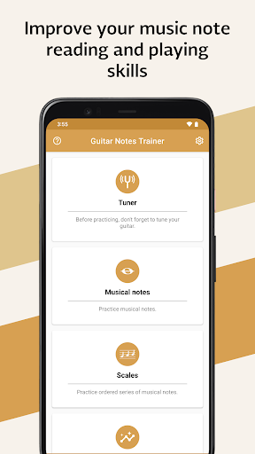 Guitar Notes Trainer ekran görüntüsü