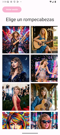 Taylor Swift Puzzle ekran görüntüsü