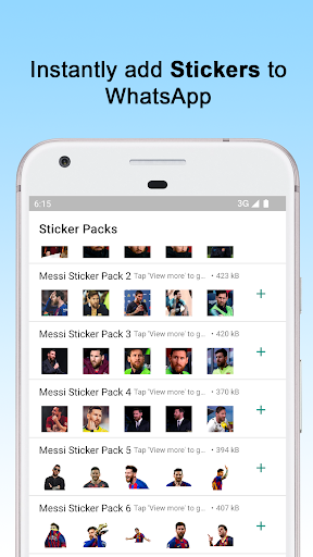Messi Stickers - Leo Messi ekran görüntüsü