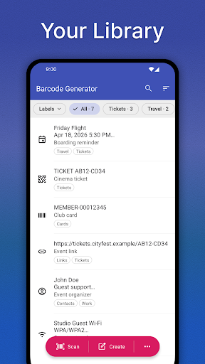 Barcode Generator ekran görüntüsü