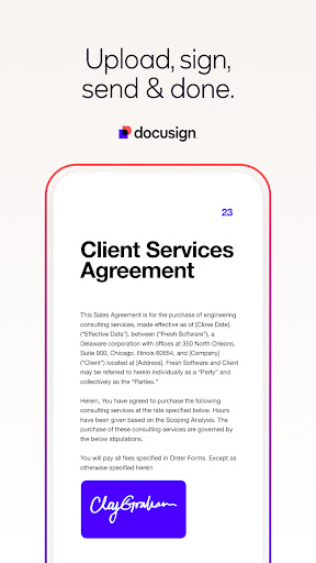 Docusign - Upload & Sign Docs ekran görüntüsü