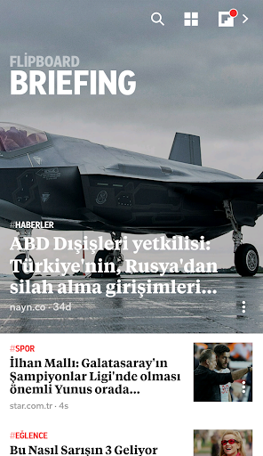 Flipboard Briefing ekran görüntüsü