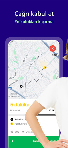 Taksicim Sürücü ekran görüntüsü