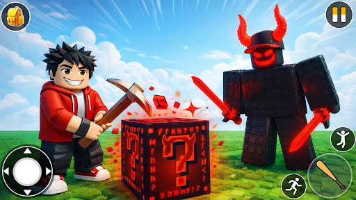 Break a Lucky Block Game 3D ekran görüntüsü