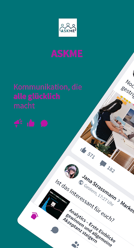 ASKME - Unser Social Intranet ekran görüntüsü