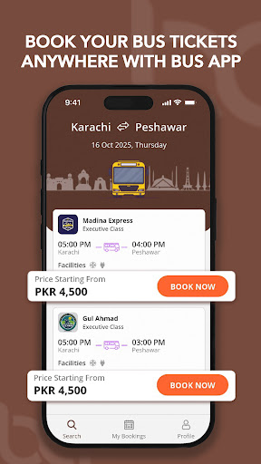Bus App - Bus Tickets Booking ekran görüntüsü