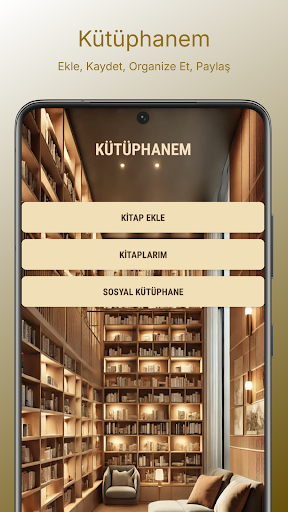 Kütüphanem ekran görüntüsü