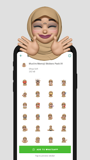 Muslim Memoji Stickers ekran görüntüsü