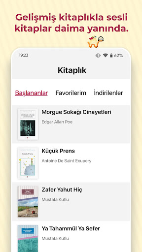 Kitapyurdu Sesli Kitap ekran görüntüsü