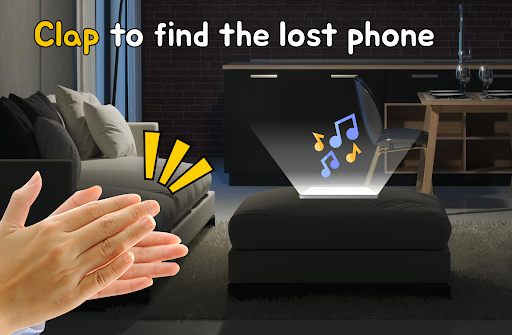 Find My Phone By Clap, Whistle ekran görüntüsü