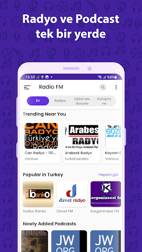 Radyo FM ekran görüntüsü