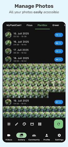 PlantCam Timelapse Camera ekran görüntüsü
