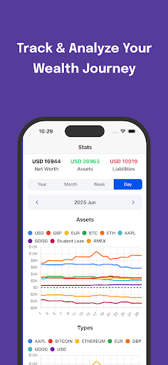 Net Worth Tracker & Analytics ekran görüntüsü
