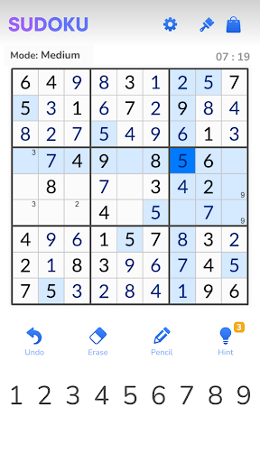 Sayı Yerleştirme Oyunu: Sudoku ekran görüntüsü