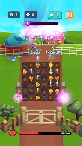 Farm vs Aliens - Merge TD ekran görüntüsü