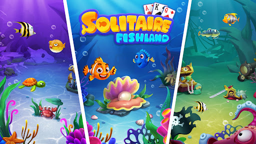 Solitaire - Fishland ekran görüntüsü